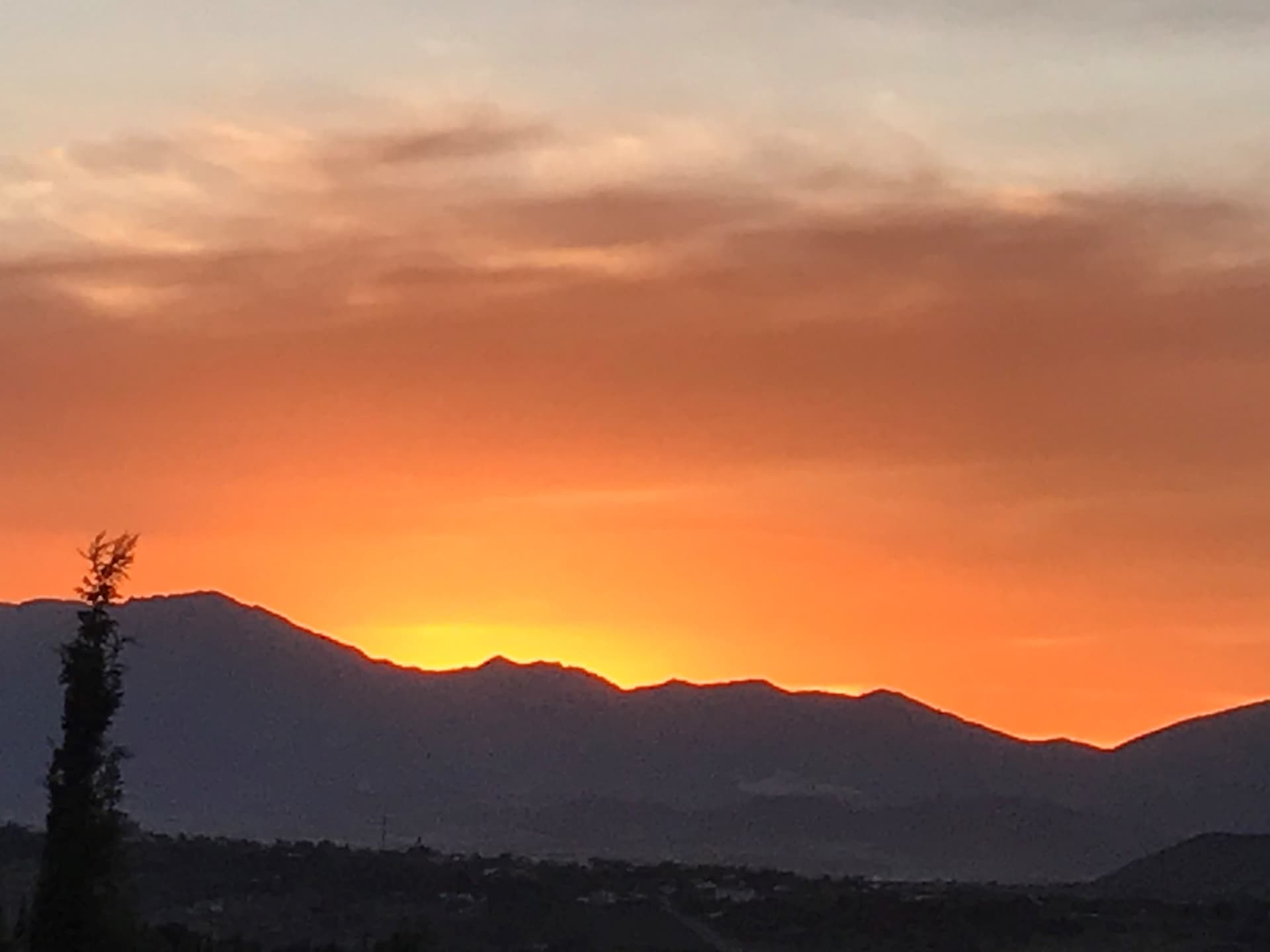 Sunrise view from Casa la Sorpresa